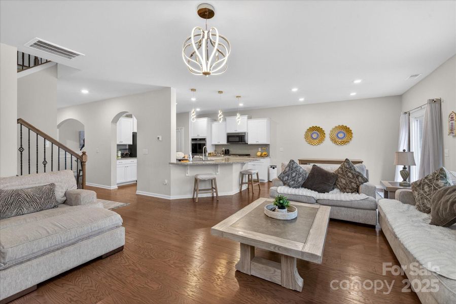 Furnished interior view inside a new home in , Mint Hill (Image 27).