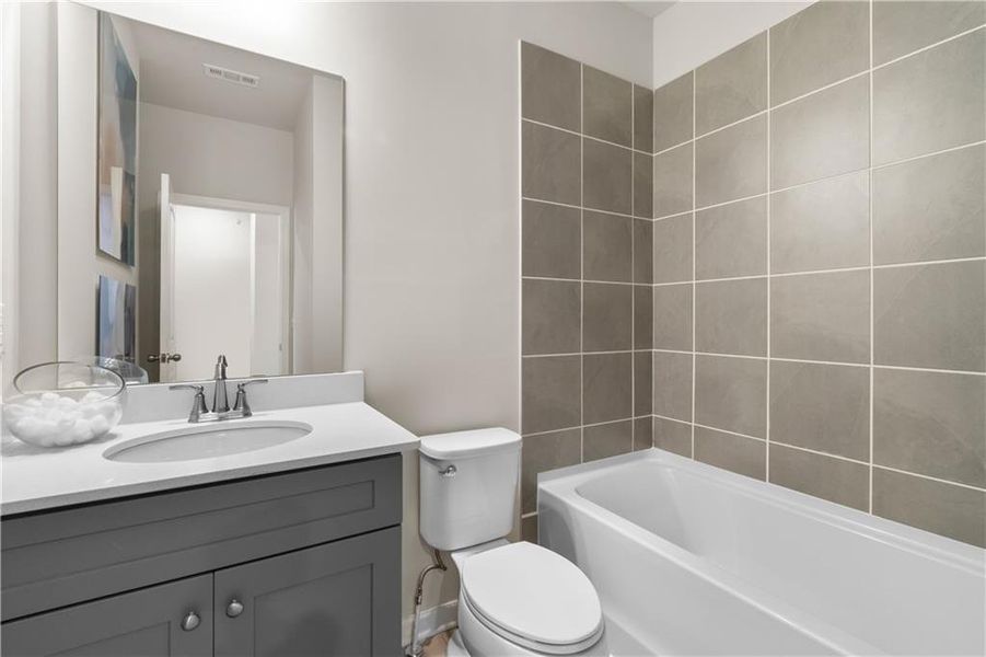 Furnished interior view inside a new home in Silverock, McDonough (Image 43).