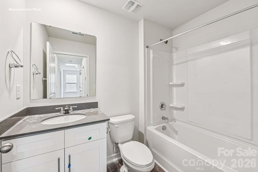 Furnished interior view inside a new home in Huffman Ridge, Hickory (Image 14).