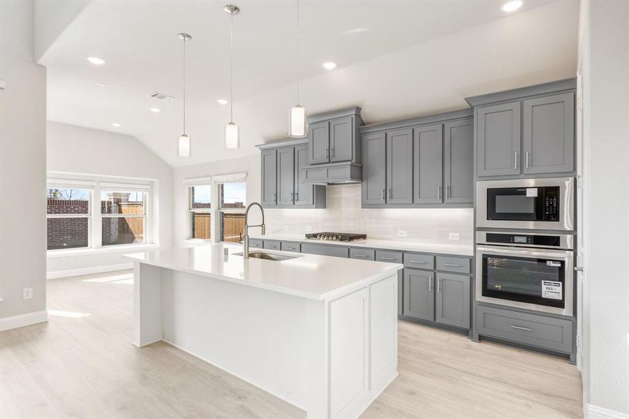 Furnished interior view inside a new home in Creekview Meadows, Pilot Point (Image 20).