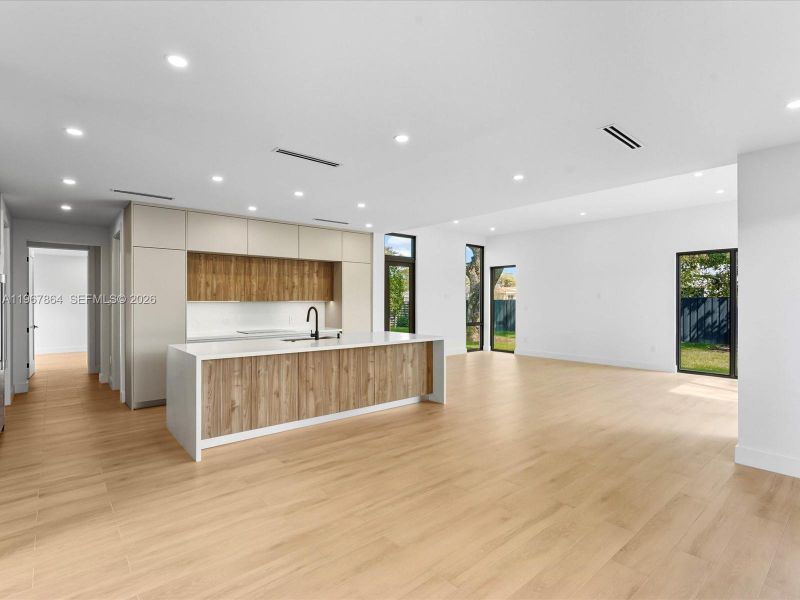 Furnished interior view inside a new home in , Miami (Image 18).