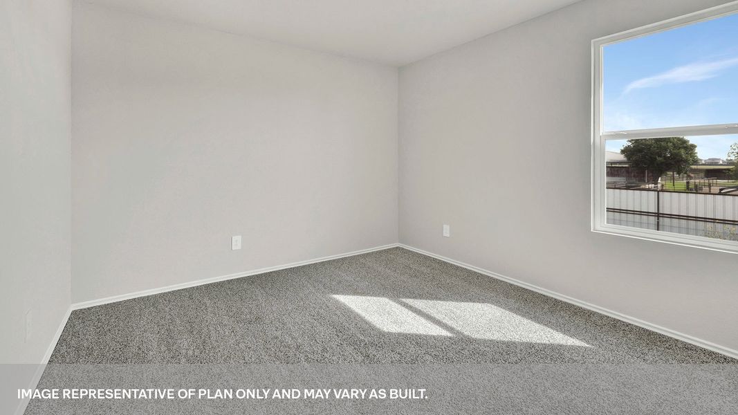 Representative unfurnished interior of a home built from the The Graham by D.R. Horton in Spring Valley, New Braunfels (Image 22). Representative unfurnished interior of a home built from the The Graham by D.R. Horton in Spring Valley, New Braunfels (Image 22).