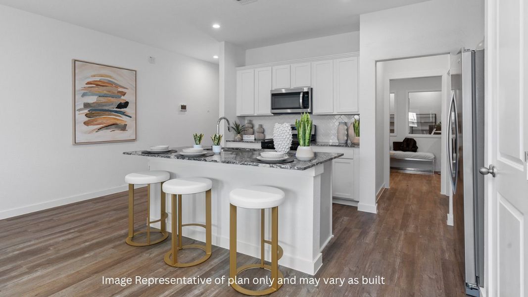 Furnished interior view inside a new home in Alaia Crossing, Houston (Image 5).