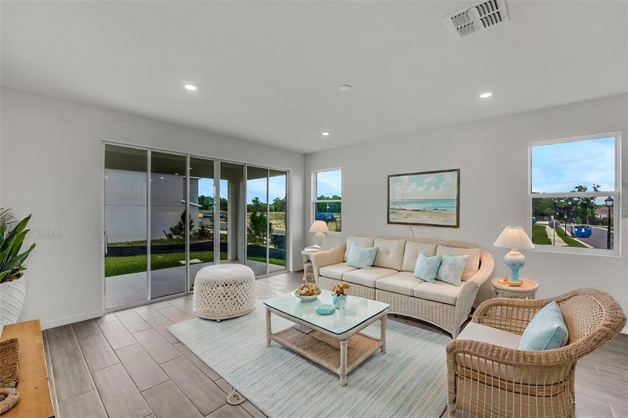 Furnished interior view inside a new home in Tuscan Hills, Dade City (Image 8).