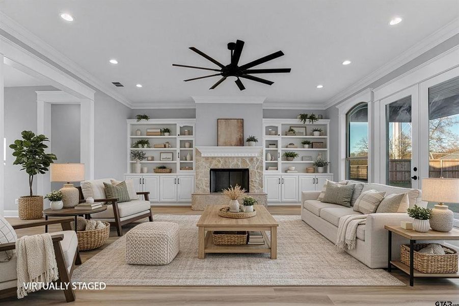 Furnished interior view inside a new home in , Hideaway (Image 16).