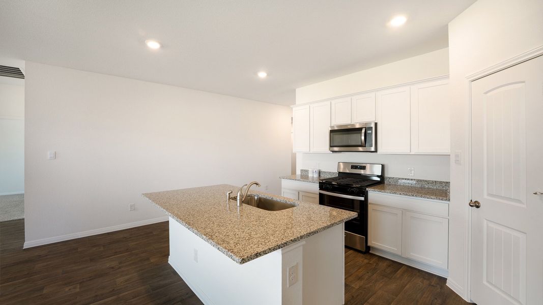 Furnished interior view inside a new home in Southgrove, Kyle (Image 4).