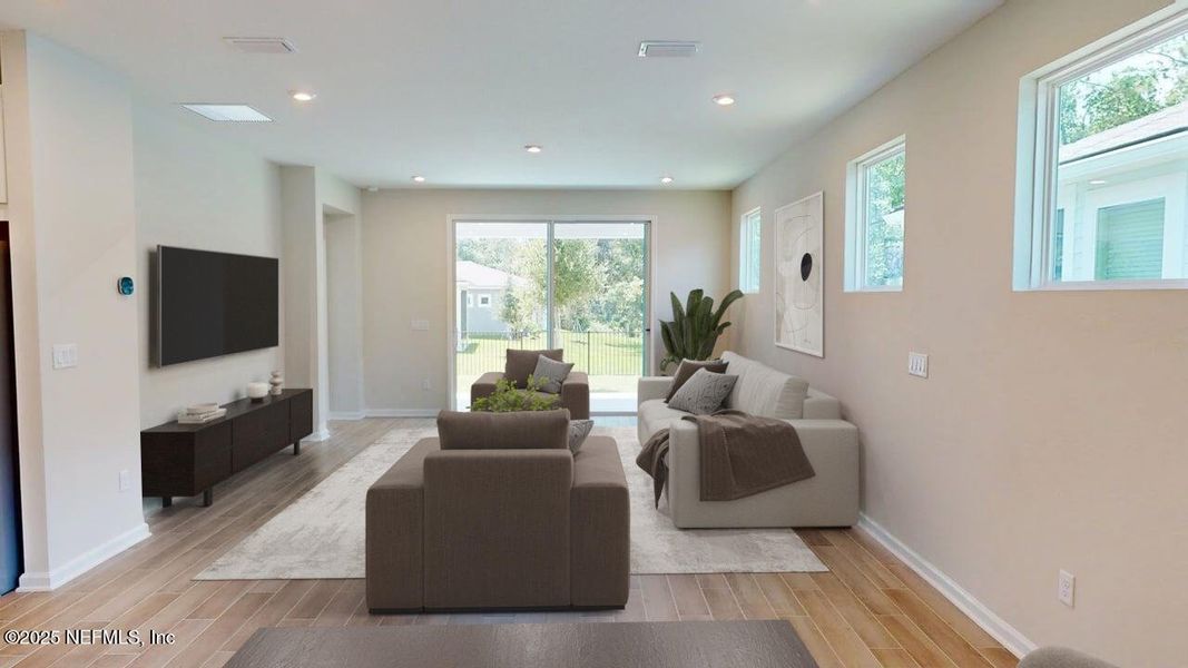 Furnished interior view inside a new home in RiverTown - WaterSong, St. Johns (Image 13). Furnished interior view inside a new home in RiverTown - WaterSong, St. Johns (Image 13).