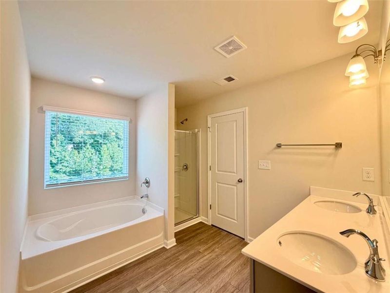 Furnished interior view inside a new home in , Hoschton (Image 13).