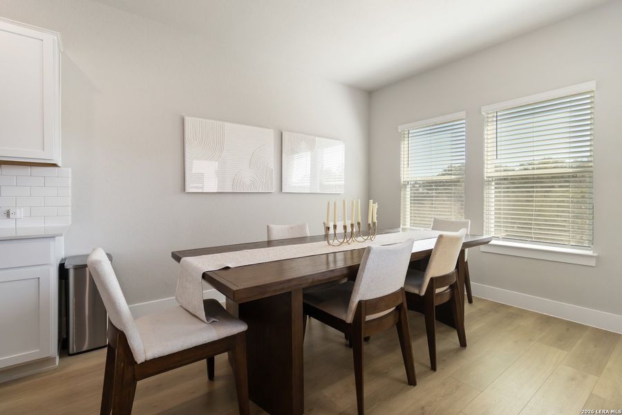 Furnished interior view inside a new home in Brookstone Creek, San Antonio (Image 24). Furnished interior view inside a new home in Brookstone Creek, San Antonio (Image 24).