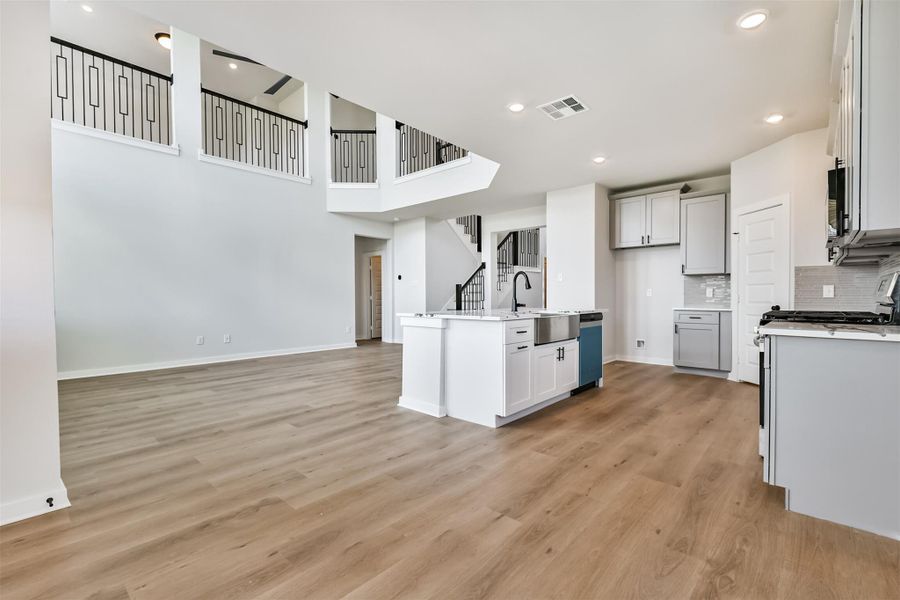 Furnished interior view inside a new home in , Manvel (Image 9). Furnished interior view inside a new home in , Manvel (Image 9).