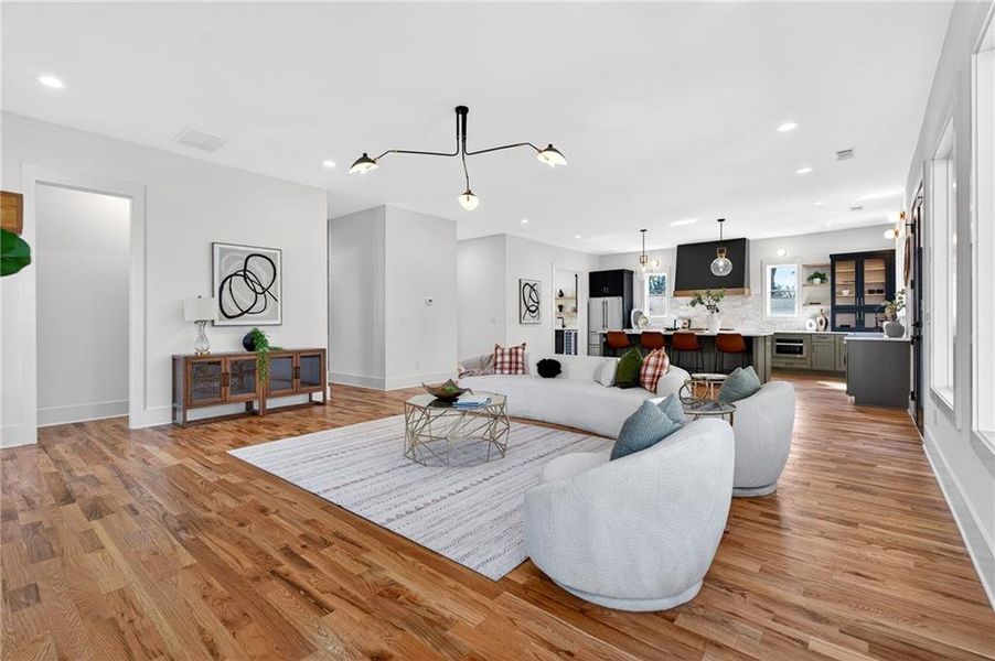Furnished interior view inside a new home in , Atlanta (Image 50).