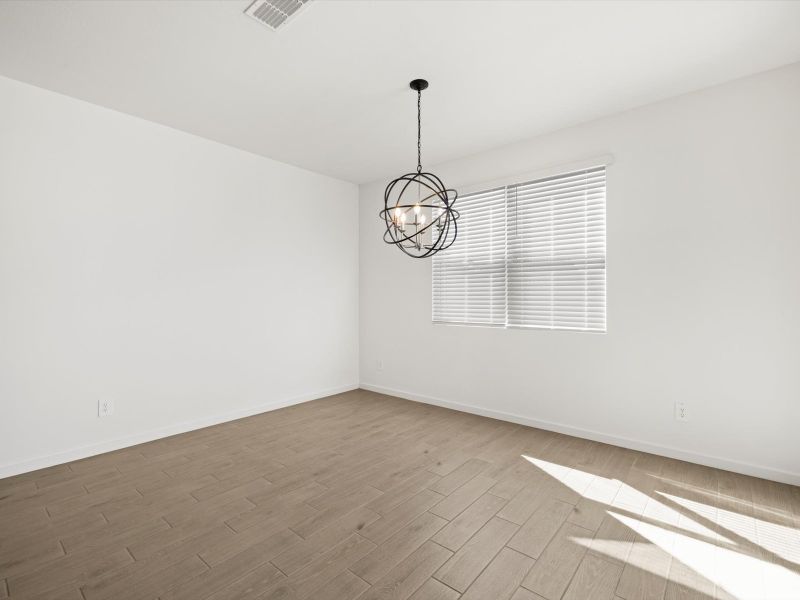 Spacious, unfurnished interior of a new home in Mountain View Estates Signature Series, Buckeye (Image 9). Spacious, unfurnished interior of a new home in Mountain View Estates Signature Series, Buckeye (Image 9).