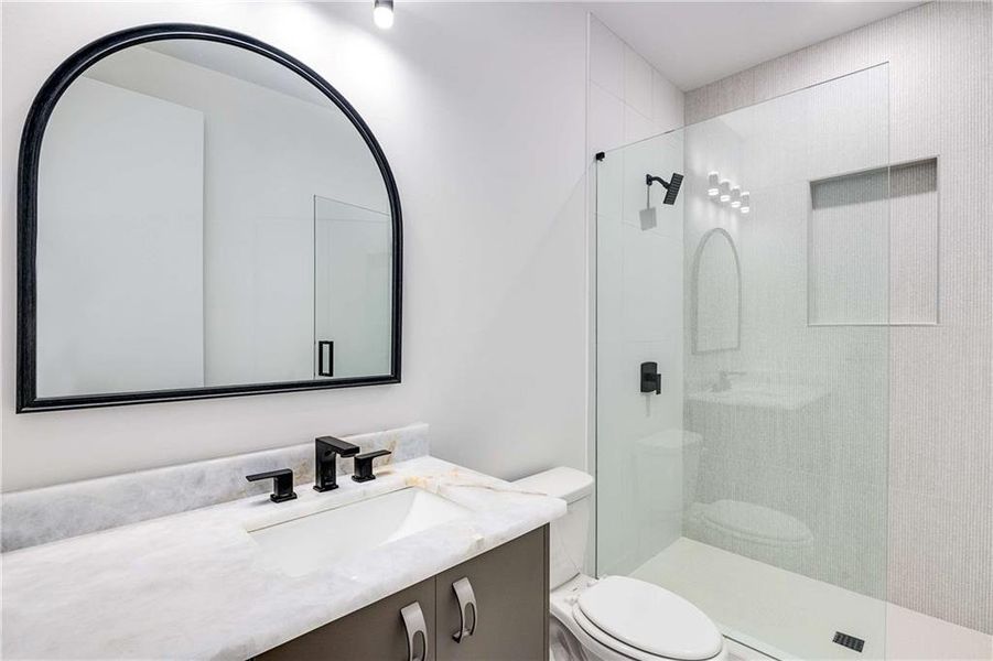 Furnished interior view inside a new home in , Sandy Springs (Image 15). Furnished interior view inside a new home in , Sandy Springs (Image 15).