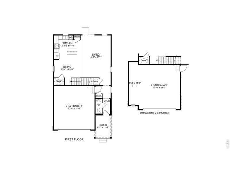 2D floor plan layout of this home in Prairie Song, Windsor, CO (Image 4). 2D floor plan layout of this home in Prairie Song, Windsor, CO (Image 4).