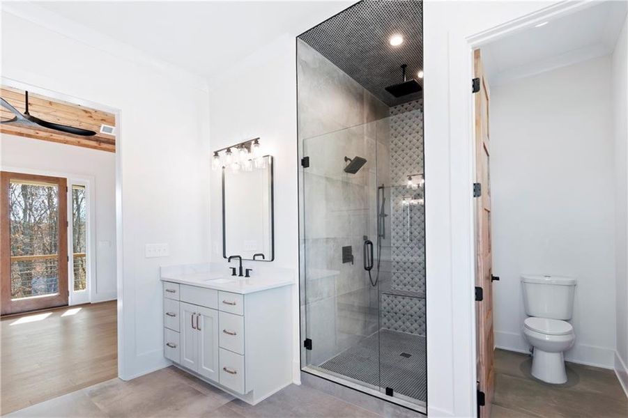 Furnished interior view inside a new home in , Blairsville (Image 15).