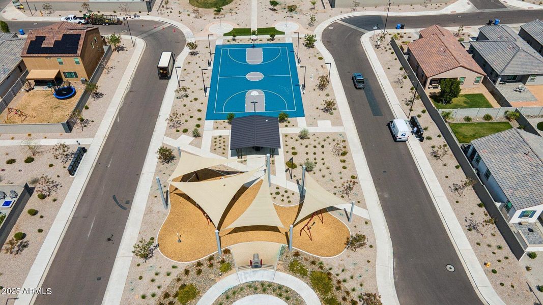 Playground & Basketball Court