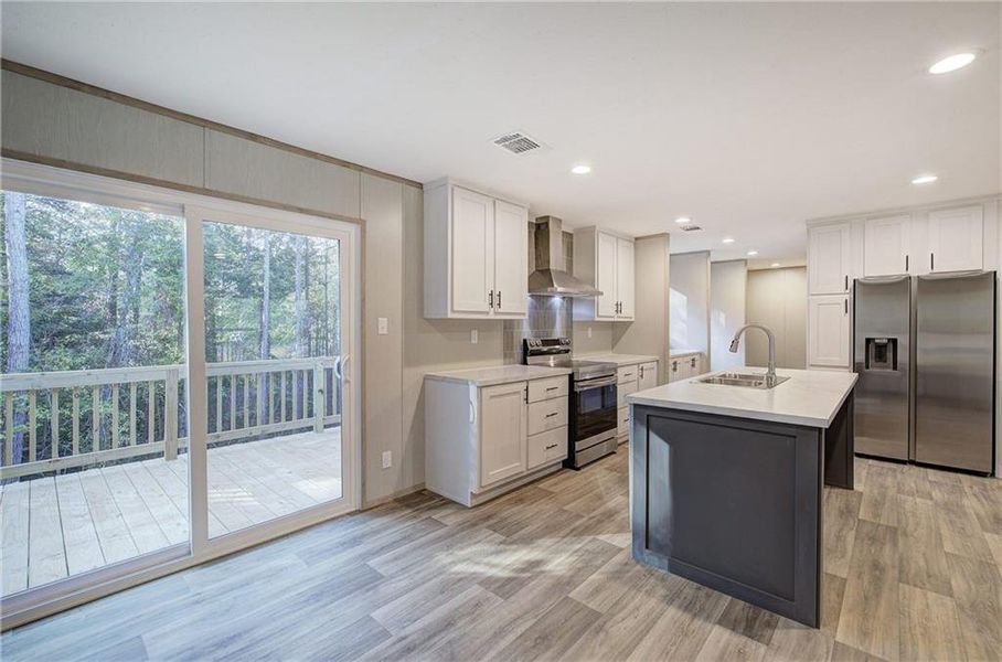 Furnished interior view inside a new home in , Talking Rock (Image 9).