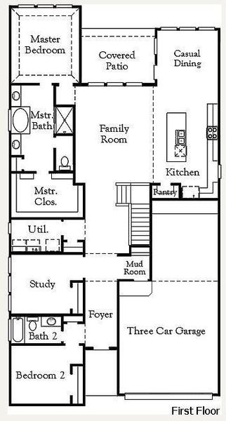 1st Floorplan - Representative Photo