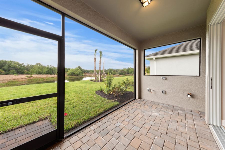 Exterior details and patio area of a home in Verandah, Fort Myers (Image 20).