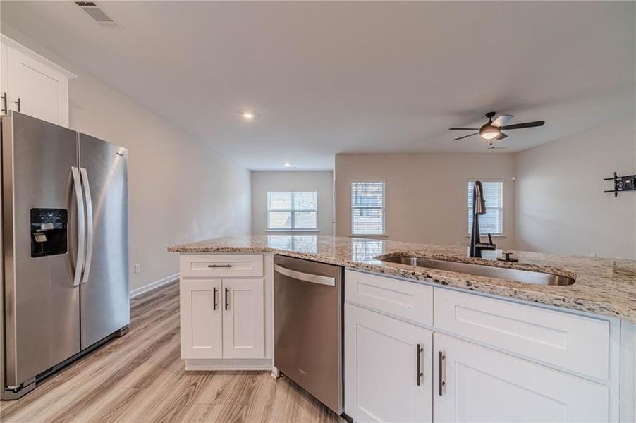 Furnished interior view inside a new home in , Dacula (Image 12).