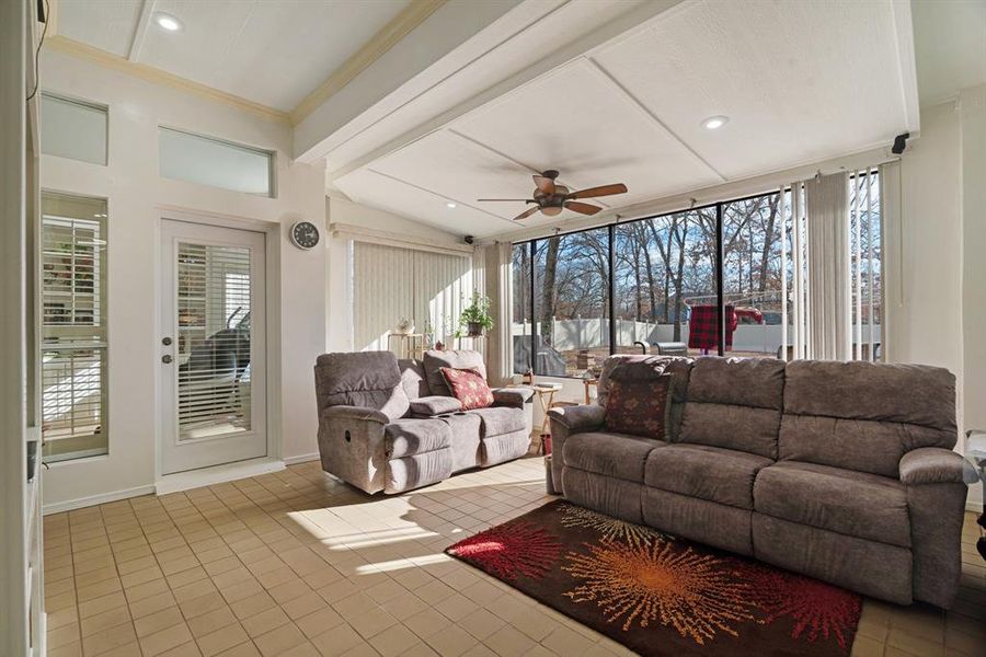Furnished interior view inside a new home in , Powderly (Image 11).