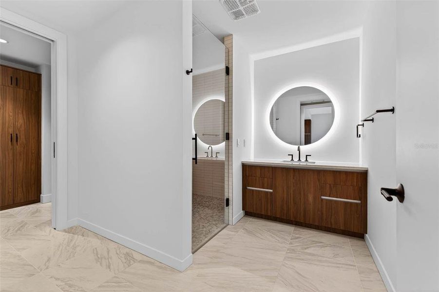 Furnished interior view inside a new home in , St. Petersburg (Image 13).