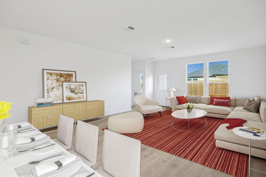 Furnished interior view inside a new home in Stokesbury, Waller (Image 14).
