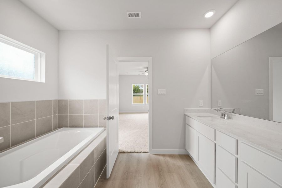 Furnished interior view inside a new home in Bayou Bend, Angleton (Image 6). Furnished interior view inside a new home in Bayou Bend, Angleton (Image 6).