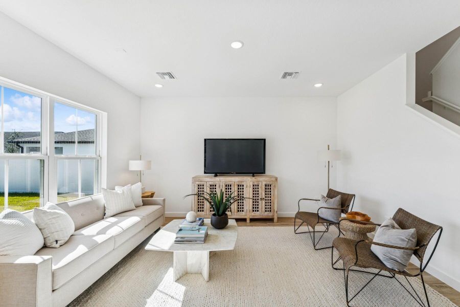 Furnished interior view inside a new home in , Fort Pierce (Image 16).