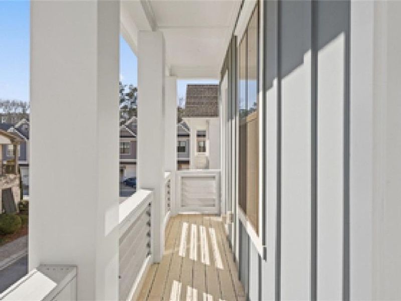 Furnished interior view inside a new home in The Village at Towne Lake, Woodstock (Image 18).