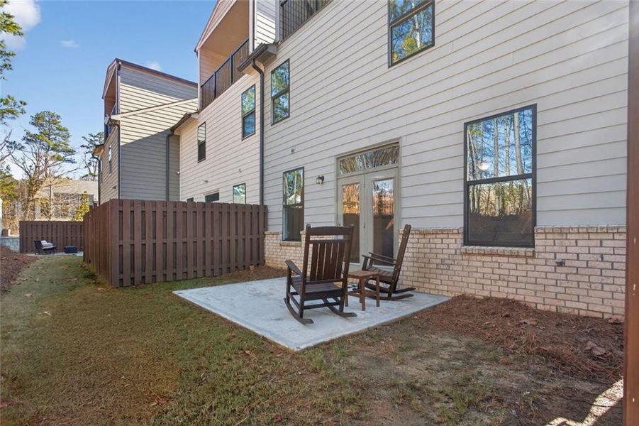 Exterior details and patio area of a home in , Lawrenceville (Image 27).