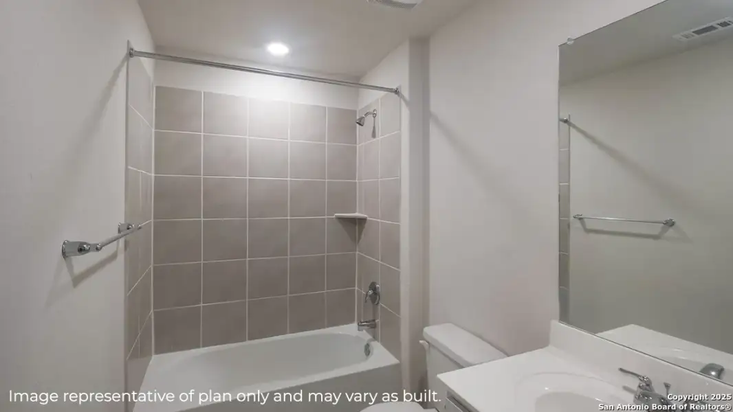Furnished interior view inside a new home in Brookstone Creek, San Antonio (Image 6).