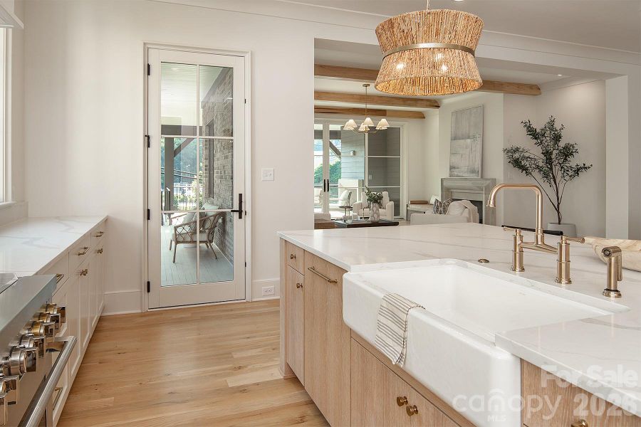 Furnished interior view inside a new home in , Charlotte (Image 10).