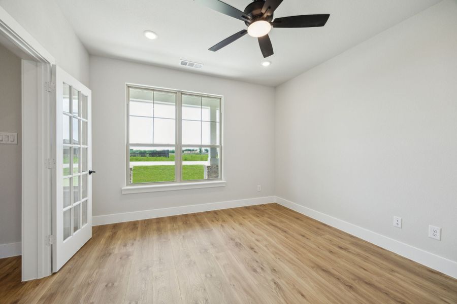 Representative unfurnished interior of a home built from the Emerson by Centre Living Homes in Ellis Ranch Estates, Waxahachie (Image 20). Representative unfurnished interior of a home built from the Emerson by Centre Living Homes in Ellis Ranch Estates, Waxahachie (Image 20).