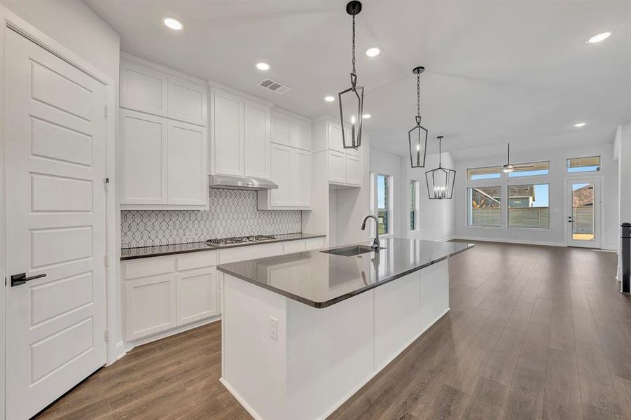 Furnished interior view inside a new home in Treeline, Justin (Image 13).