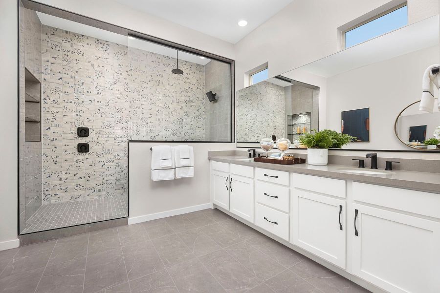 Representative furnished interior of a home built from the Burgundy by Mattamy Homes in White Tank Vistas, Waddell (Image 12).