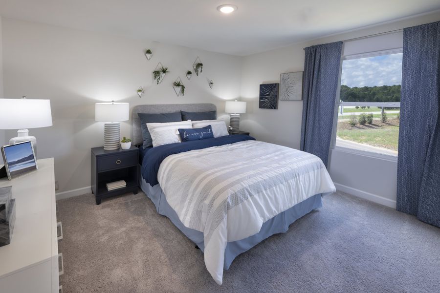 Furnished interior view inside a new home in The Farm at Wells Creek - Signature Collection, Gray Court (Image 9).