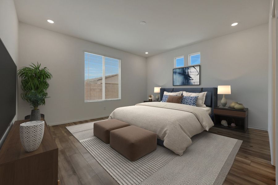 Furnished interior view inside a new home in North Copper Canyon, Surprise (Image 9). Furnished interior view inside a new home in North Copper Canyon, Surprise (Image 9).