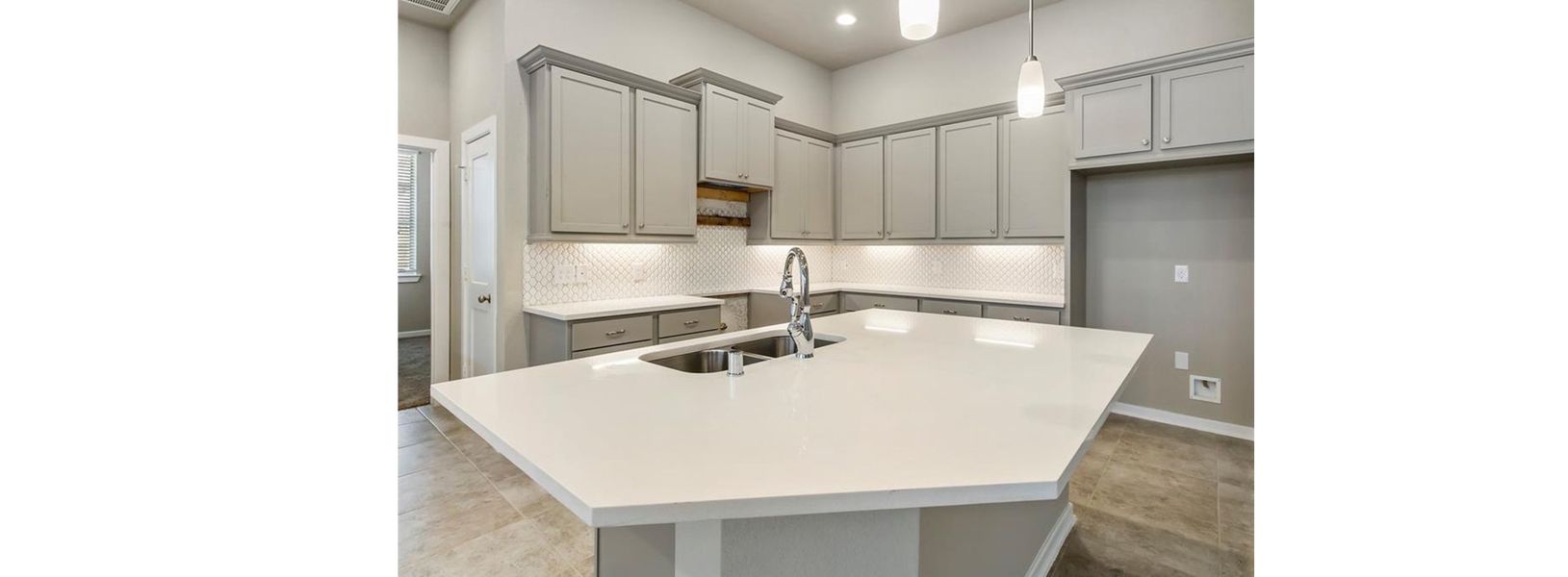 Furnished interior view inside a new home in Wood Leaf Reserve, Tomball (Image 7).