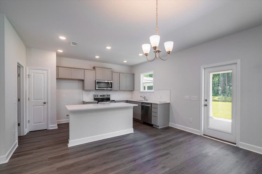 Enjoy cooking meals in the Aspire kitchen with stainless steel appliances. Enjoy cooking meals in the Aspire kitchen with stainless steel appliances.