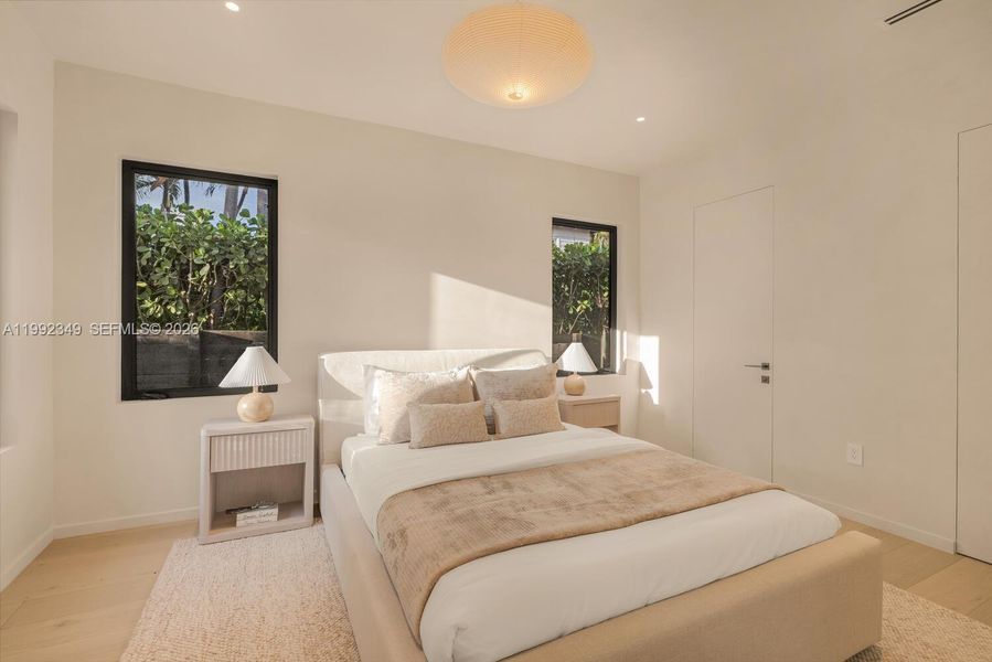 Furnished interior view inside a new home in , Miami Beach (Image 17). Furnished interior view inside a new home in , Miami Beach (Image 17).