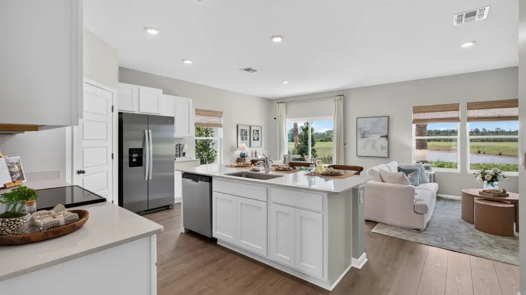 Furnished interior view inside a new home in Copes Landing, Jacksonville (Image 5).