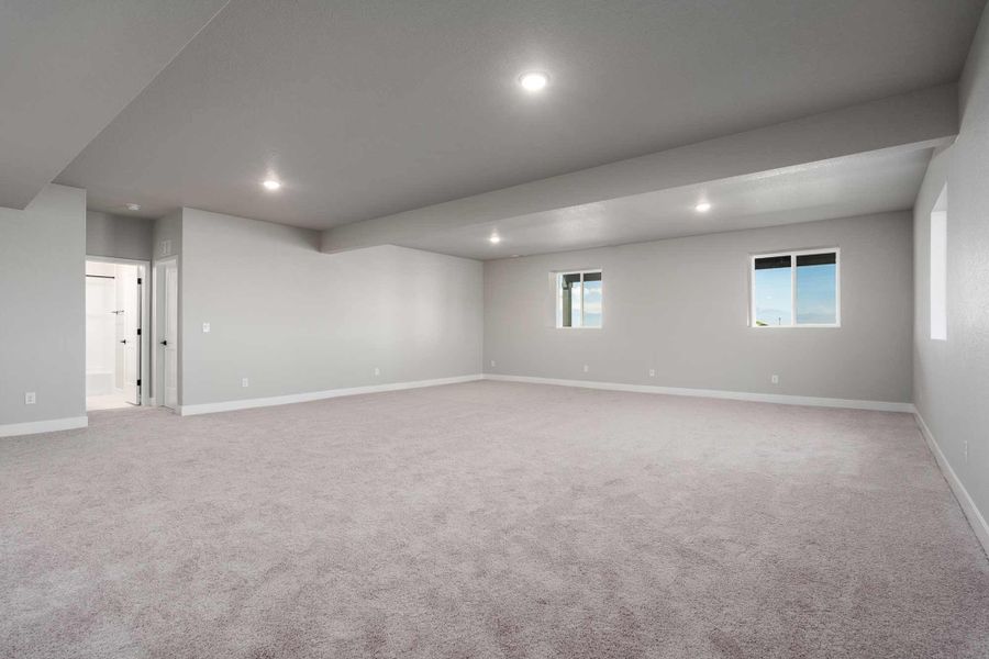 The Glisen - Finished Basement