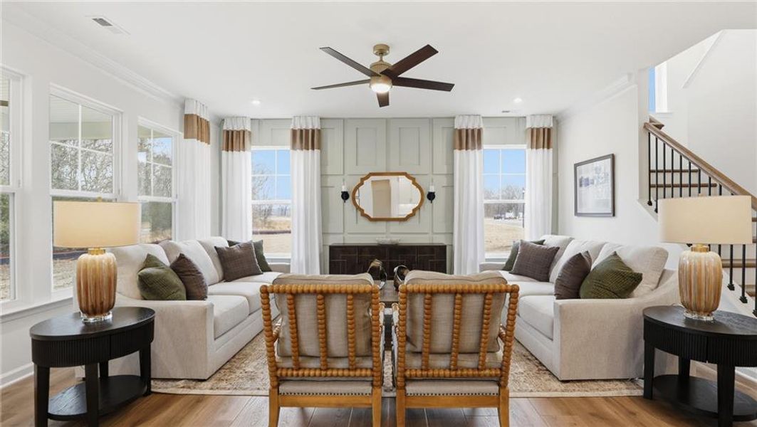 Furnished interior view inside a new home in , Dawsonville (Image 18).