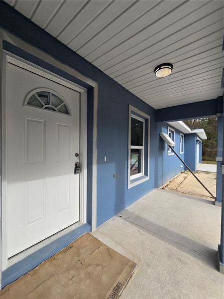 Exterior details and patio area of a home in , Ocklawaha (Image 31).