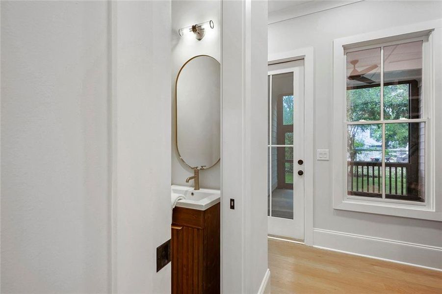 Furnished interior view inside a new home in , Atlanta (Image 12).