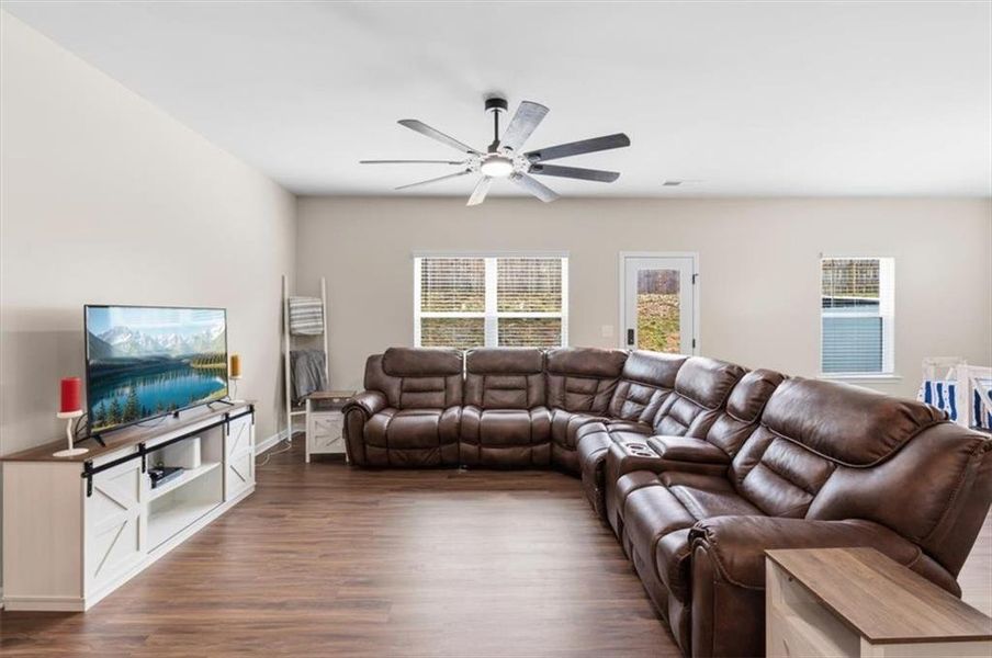 Furnished interior view inside a new home in , Cartersville (Image 16).