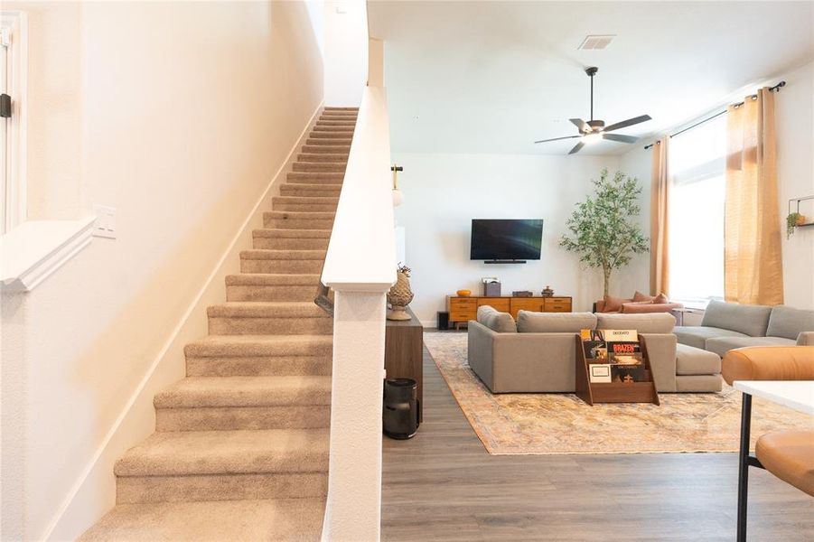 Furnished interior view inside a new home in , Irving (Image 21).