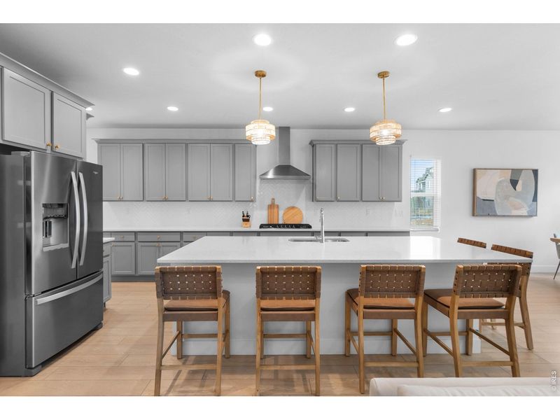 Furnished interior view inside a new home in Morgan Hill, Erie (Image 8).