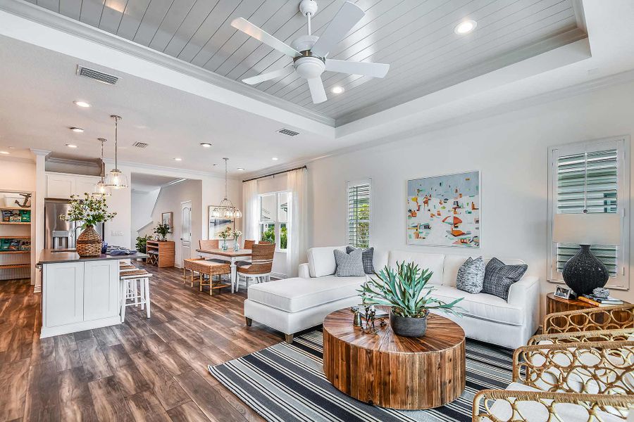 Representative furnished interior of a home built from the Heritage 2 by Neal Communities in Grand Park, Sarasota (Image 9).